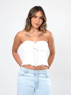 Imagem do CROPPED LATINA BRANCO