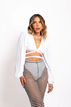 CROPPED ATACAMA BRANCO - loja online