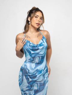 VESTIDO JOLLY SKY BLUE - Adoro LED