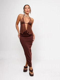 CROPPED VERMONT MARROM - comprar online