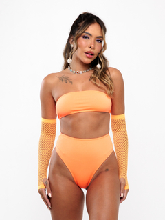 LUVA FOLIA NEON CORAL - comprar online