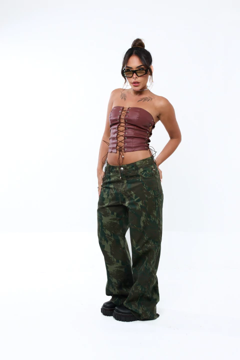 CALÇA FELIPA CAMUFLADA - comprar online