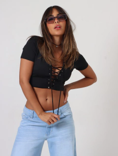 CROPPED THUNDER PRETO