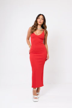 VESTIDO CLEO VERMELHO - Adoro LED