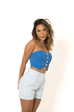 CROPPED GRACE AZUL na internet