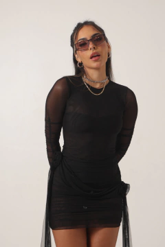 VESTIDO FIÓRE PRETO - Adoro LED