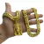 Corrente 13mm Grumet com Fecho Gaveta Premium + Pingente Face de Cristo 3D Banhado a Ouro 18K