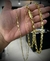 Corrente 6mm Tijolinho Cartier + Corrente 2mm Tijolinho Cartier Banhado a Ouro 18K - Leve0102 na internet