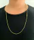 Corrente 1,5mm Cadeado Fecho Mosquetão Banhado A Ouro 18K - 8G - comprar online
