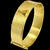 Pulseira Bracelete 15mm Chapa Nossa Senhora Banhado a Ouro 18K na internet