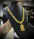 Corrente 13mm Grumet com Fecho Gaveta Premium + Pingente Face de Cristo 3D Banhado a Ouro 18K - comprar online