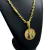 Corrente 7mm Cadeado Fecho Canhão + Pingente Santa Nossa Senhora Santuário Banhado a Ouro 18K Lançamento - comprar online