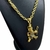 Corrente 8mm Cadeado + Pingente Tio Patinhas Cravejado Banhado a Ouro 18K Lançamento - Destake Jóias