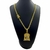Corrente 7mm Cadeado Nossa Senhora Fecho Premium + Pingente Nossa Senhora Quem Me Guarda Não Dorme Banhado A Ouro 18K Lançamento - comprar online