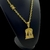 Corrente 7mm Cadeado Nossa Senhora Fecho Premium + Pingente Nossa Senhora Quem Me Guarda Não Dorme Banhado A Ouro 18K Lançamento - Destake Jóias