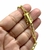Pulseira 6mm Cartier Fecho Especial Marcação 750 Banhado a Ouro 18K Lançamento na internet