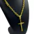 Corrente 8mm Cadeado Fecho Premium + Pingente Cruz Fio Banhado a Ouro 18K - loja online