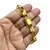Pulseira 10mm Tijolinho Fecho Especial Banhado a Ouro 18K Lançamento - Destake Jóias