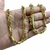 Corrente 8mm Trançado Fecho Canhão Banhado a Ouro 18K - comprar online