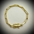 Imagem do Pulseira 6mm Tijolinho Alongado Fecho Especial Marcação 750 Banhado a Ouro 18K Lançamento