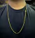 Corrente 4mm Tijolinho Banhado a Ouro 18K - comprar online