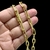 Corrente 7mm Tijolinho Cartier Fecho Canhão Banhado a Ouro 18K Lançamento - loja online