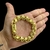Pulseira 13mm Friso X Banhado a Ouro 18K Lançamento