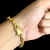 Pulseira Cadeado 10mm Fecho Duplo Banhado a Ouro 18K
