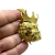 Pingente Pit Bull Rei 3D Cravejado Banhado A Ouro 18K Lançamento na internet