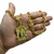 Corrente 7mm Cadeado Nossa Senhora Fecho Premium + Pingente Nossa Senhora Quem Me Guarda Não Dorme Banhado A Ouro 18K Lançamento