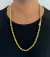 Corrente 7mm Cadeado Fecho Canhão Banhado a Ouro 18K - comprar online