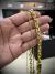 CORRENTE 8MM CADEADO + CORRENTE 2MM CADEADO BANHADO A OURO 18K - Leve0102 na internet
