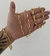 Kit Corrente 6mm Meia Cana + Pulseira 6mm Meia Cana Banhado a Ouro 18K - Destake Jóias