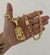 Corrente 8mm Cadeado Fecho Premium + Pingente Face de Cristo Banhado a Ouro 18K - comprar online