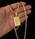 Corrente 5mm Baiano Fecho Canhão + Pingente Letra Banhado a Ouro 18K - comprar online