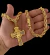 CORRENTE 10MM ELO BAIANO FECHO CANHÃO + PINGENTE CRUZ FACE DE CRISTO CRAVEJADA BANHADO A OURO 18k - comprar online