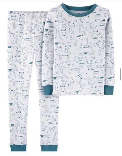 Pijama Carter’s 2 peças cachorro