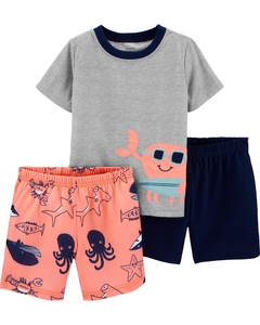 Pijama 3 Peças Siri - Carter´s