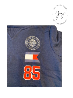 Moletom Azul Marinho com Capuz - Tommy Hilfiger na internet