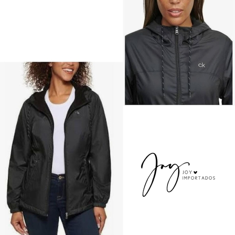 Jaqueta Corta Vento Preta - Calvin Klein