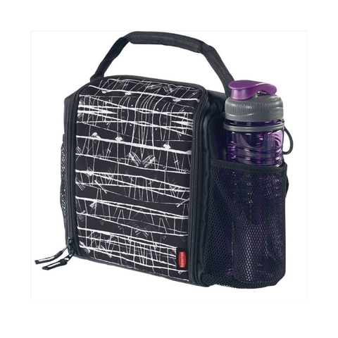 Lancheira Preta e Branca Rubbermaid