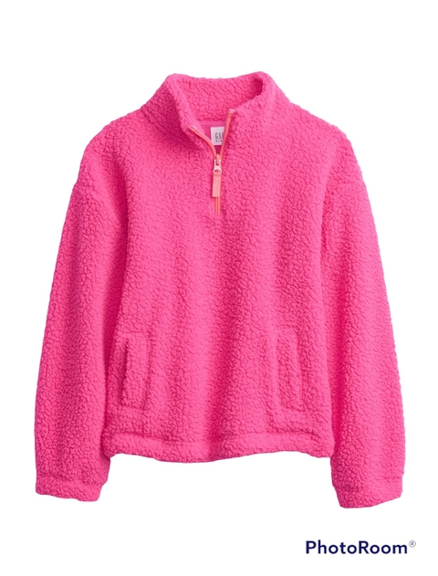 Casaco Teddy Pink em Sherpa - GAP
