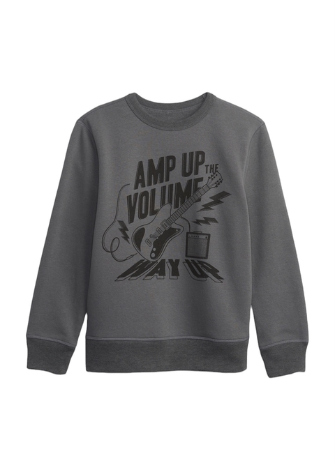 Moletom rock grafite GAP