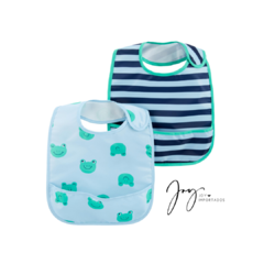 Kit 2 Babadores Sapinho - Carter´s