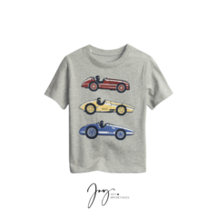Camiseta cinza carros antigos GAP