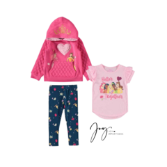 Conjunto 3 Peças Princesas - Disney