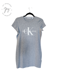 Vestido Cinza Logo Branca - Calvin Klein - comprar online