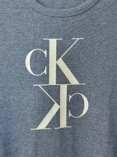 Vestido Azul Logo Glitter - Calvin Klein na internet