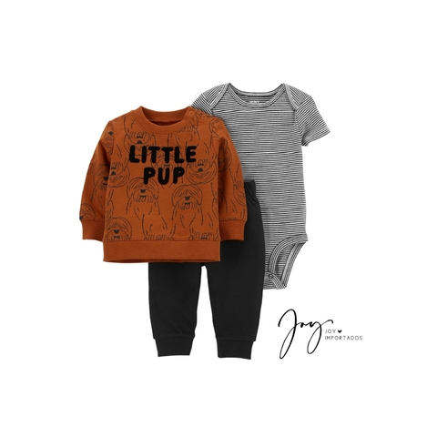 Trio Moletom Little PUP - Carter’s