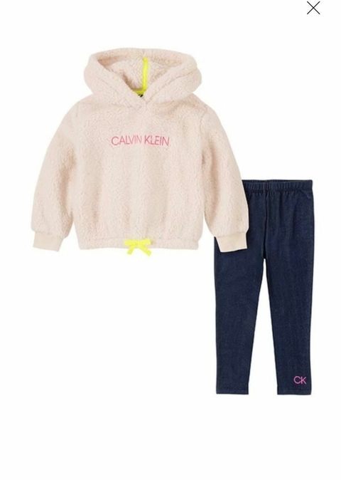 Conjunto legging e blusa em sherpa - Calvin Klein